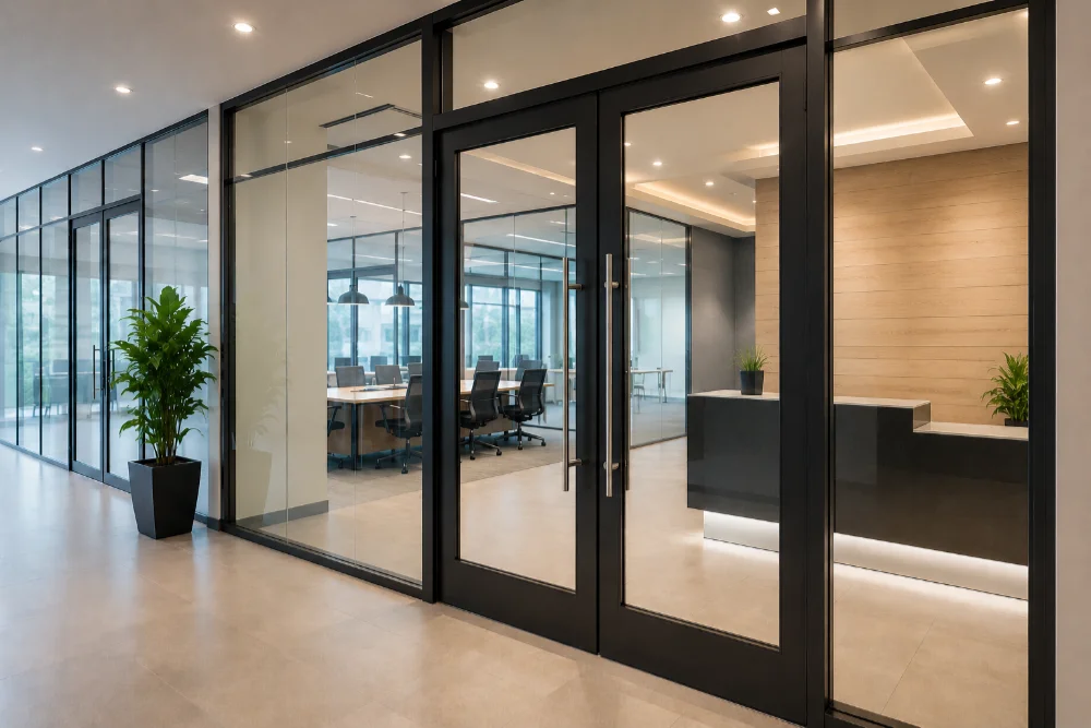 Commercial Glass Entry Doors by Superior Replacement Windows in Phoenix